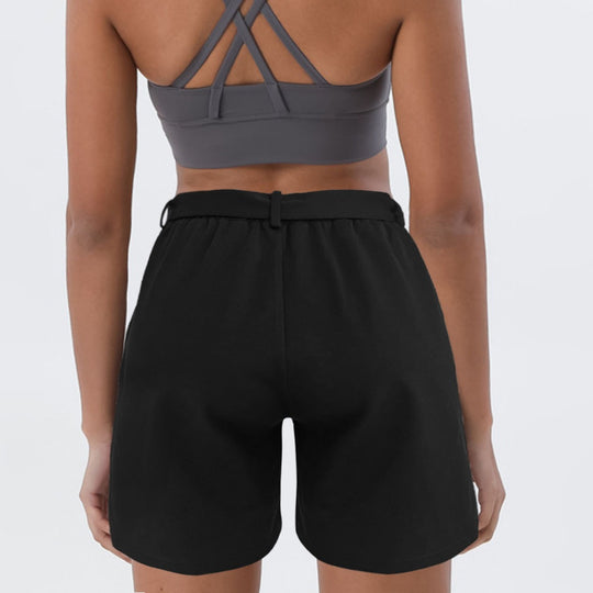 EB | Mode Sport einfarbig einfache Schnürshorts