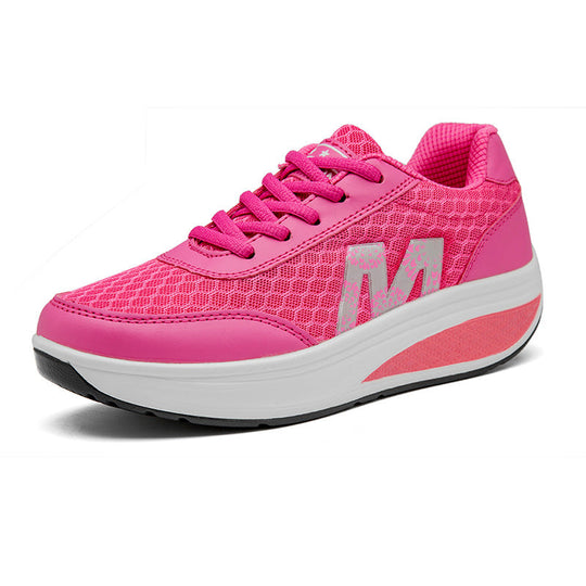 Damen-Plateauschuhe aus Mesh EB EB