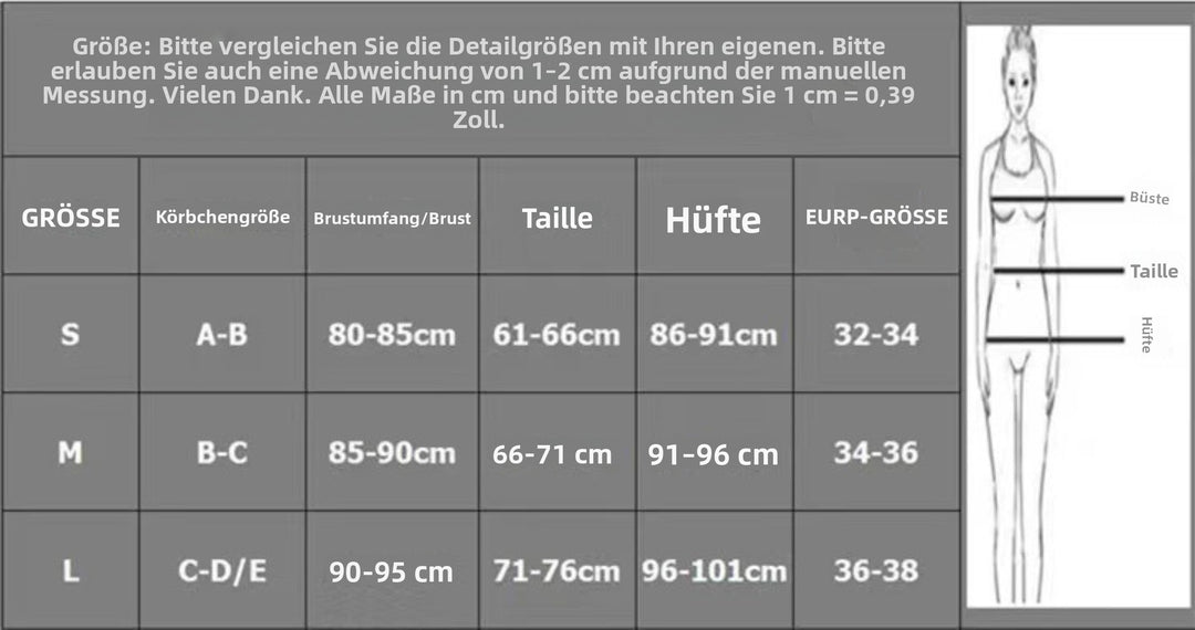 EB | Dreiteiliger Badeanzug mit Quasten aus Garn