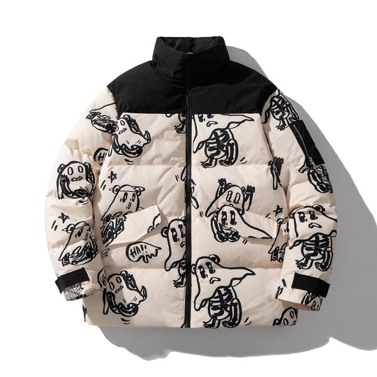 EB | Bedruckte wattierte Jacke