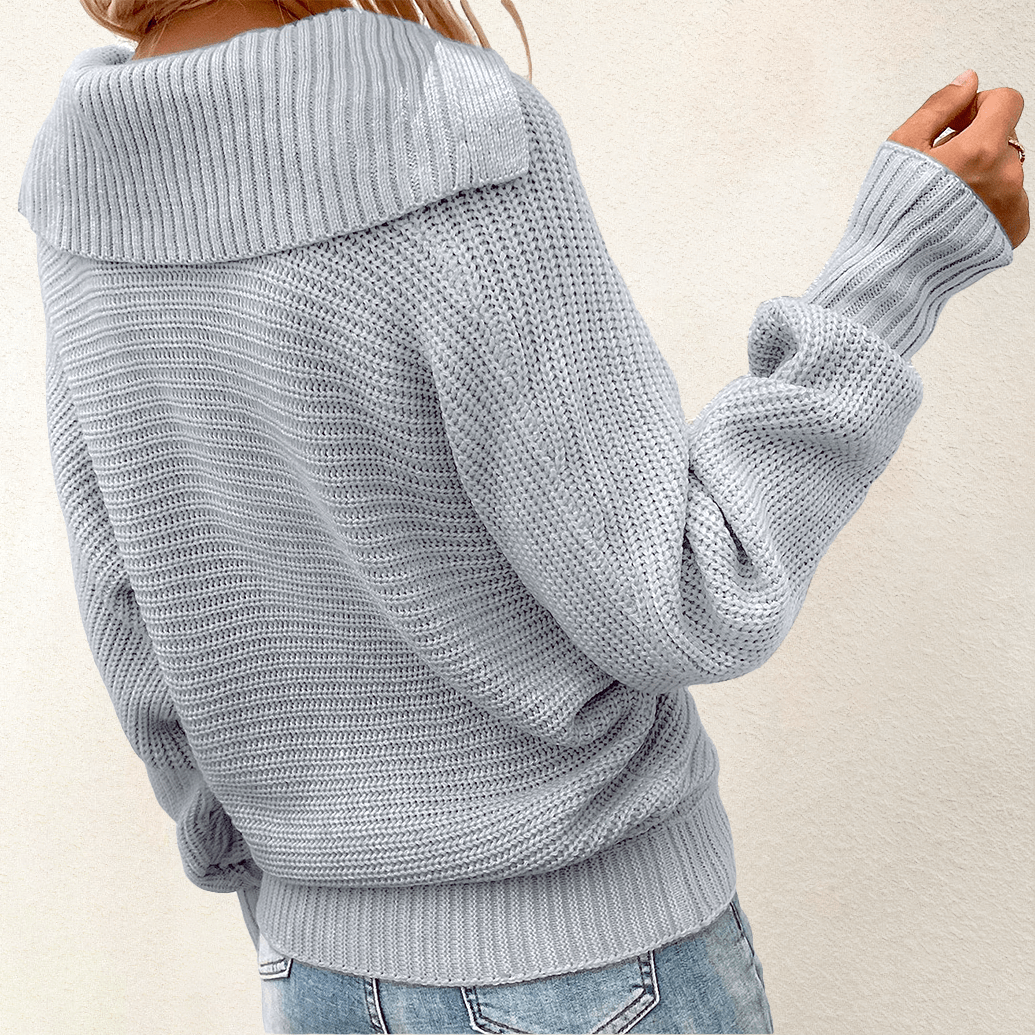 EB | Kuscheliger Pullover aus Rippenstrick