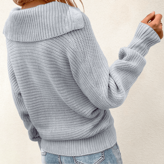EB | Kuscheliger Pullover aus Rippenstrick