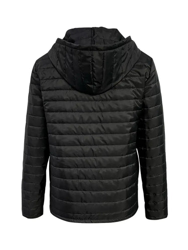 EB | Hüftlange Kapuzen-Licht-Steppjacke