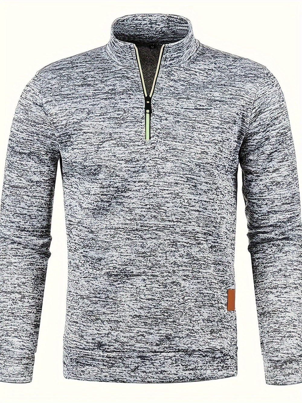 EB | Herrenpullover mit Reißverschluss am Hals für Herbst & Winter