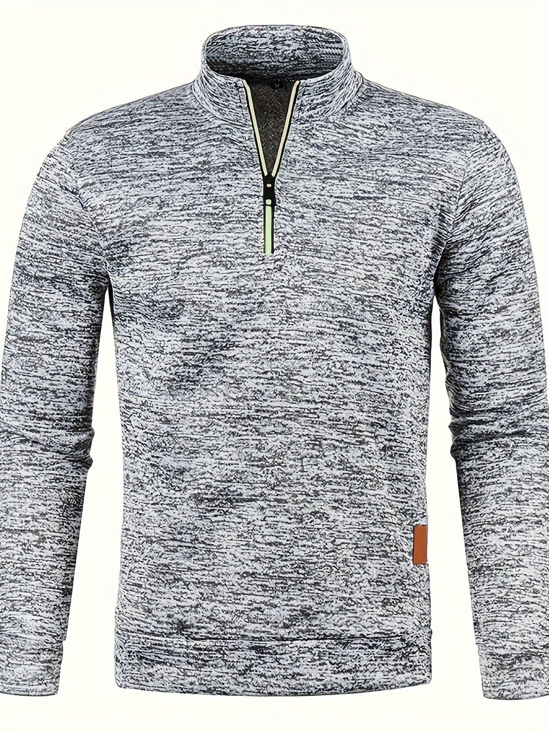 EB | Herrenpullover mit Reißverschluss am Hals für Herbst & Winter