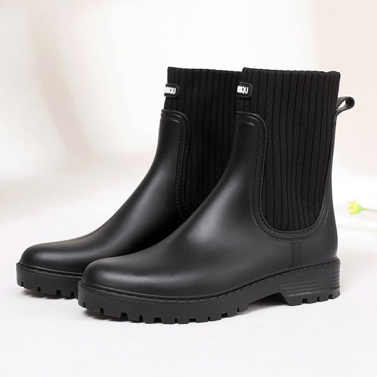 Bequeme und Wasserdichte Regenstiefel für Damen EB