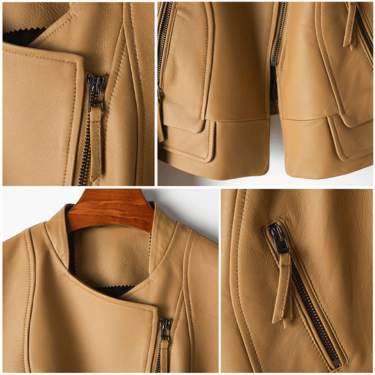 EB | Damen Stilvolle Lederjacke
