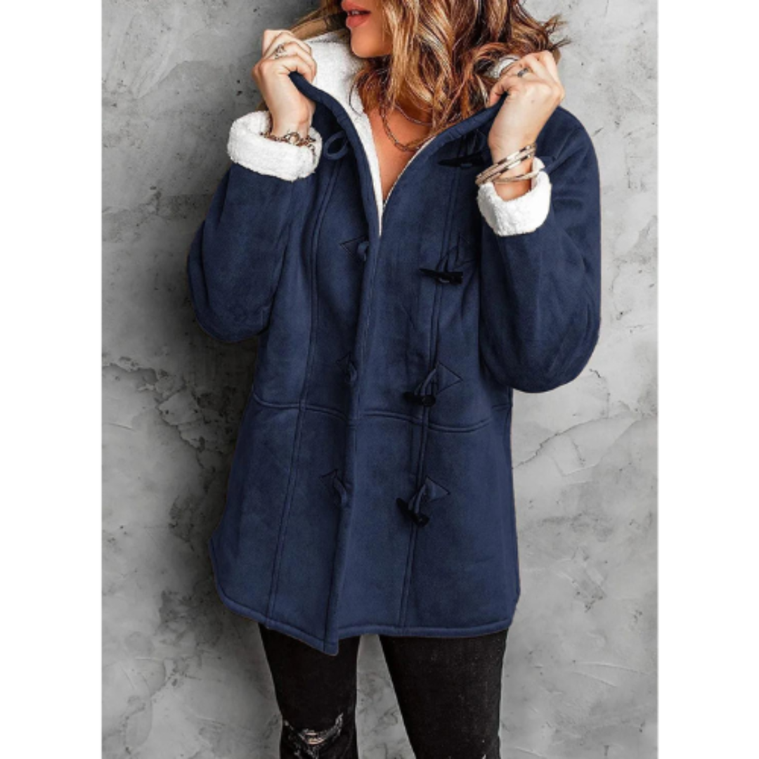 EB | Damen Warme Kapuze Jacke - Winter