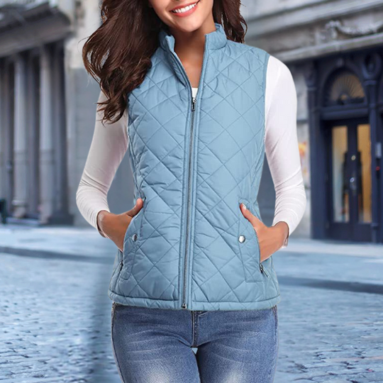 EB | Elegante Steppjacke mit Zipper für Damen