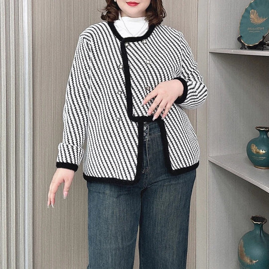 EB | Elegante Bouclé-Jacke Damen
