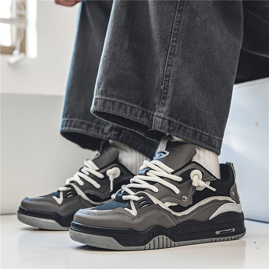 EB | Herren Stilvolle Schnür Skate Sneaker Mit