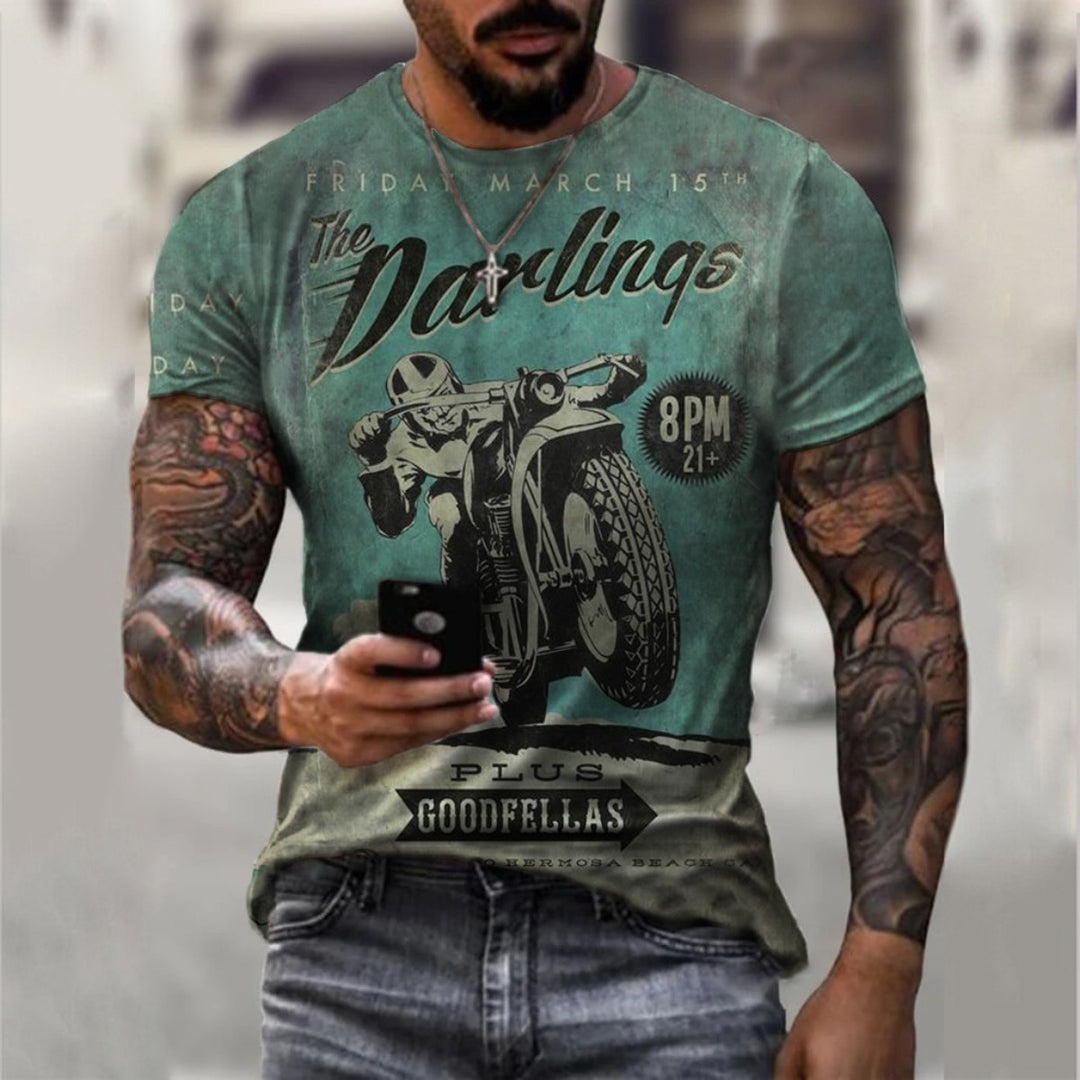 EB | Bedrucktes loses Pullover-T-Shirt