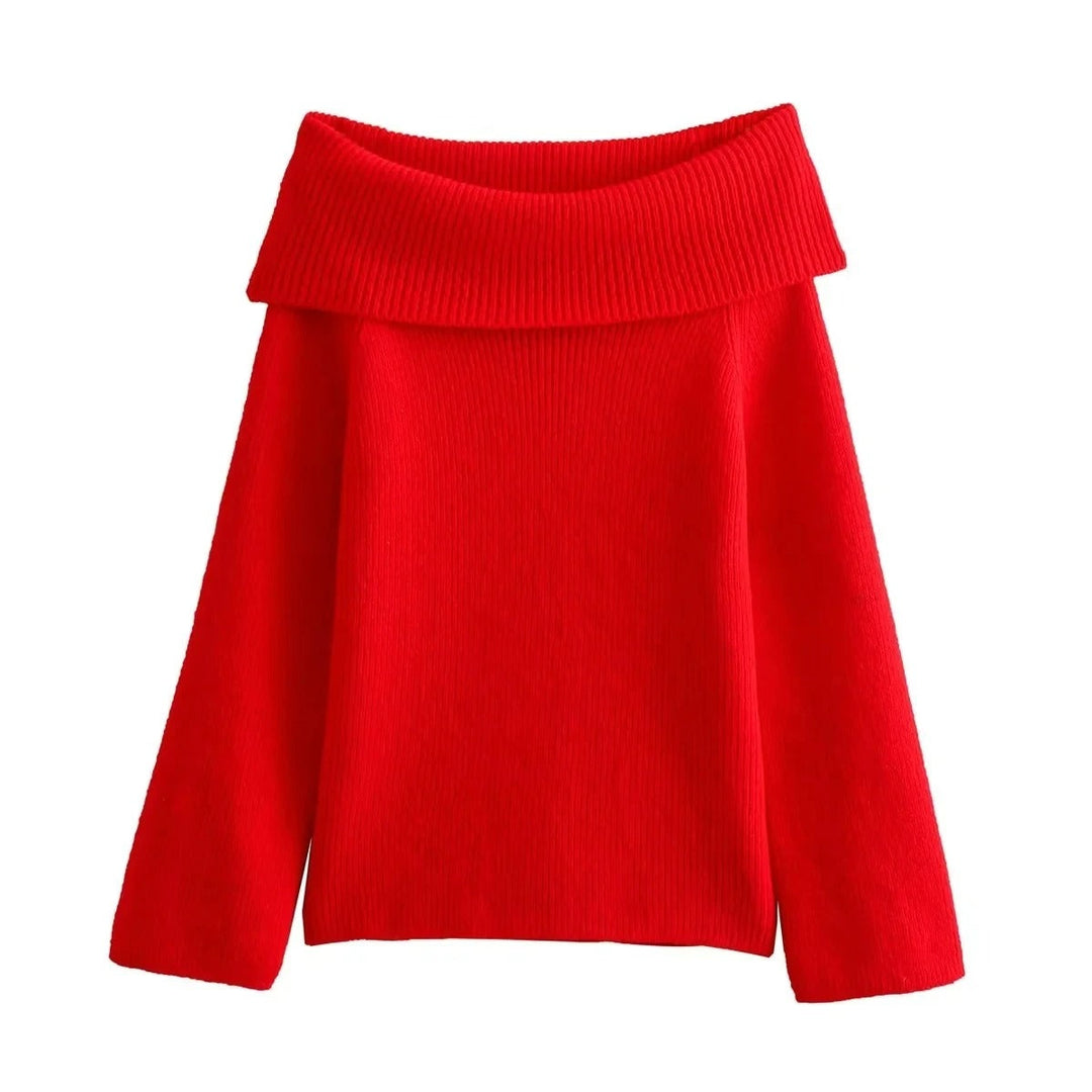 EB | Off-Shoulder Damen Strickpullover