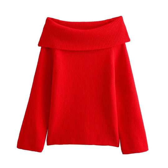 EB | Off-Shoulder Damen Strickpullover