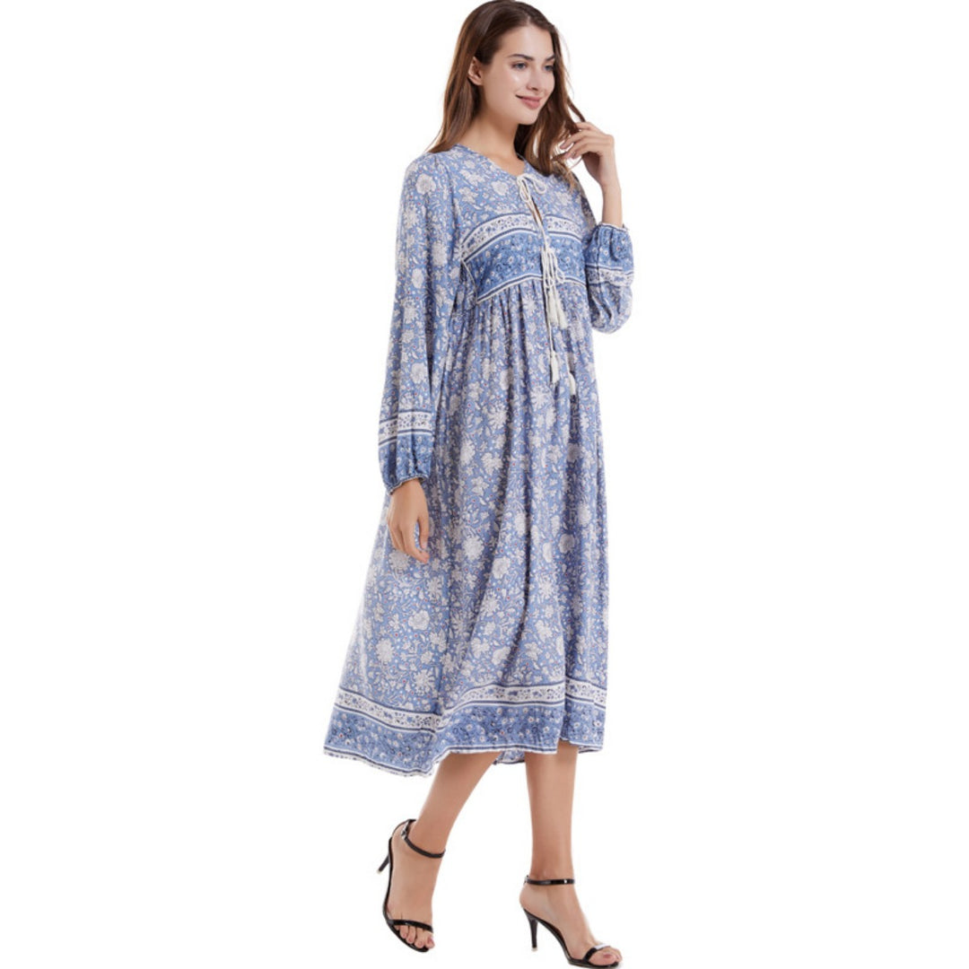 EB | Kleid mit böhmischem Print