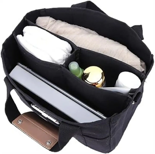 EB | Canvas-Tasche mit Mehrfachfächern
