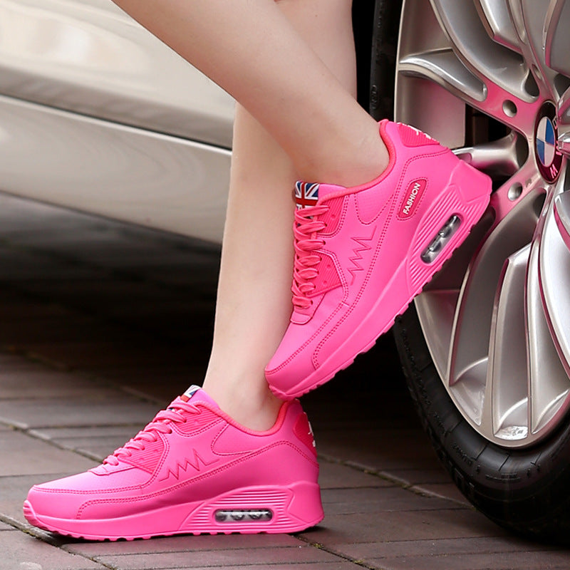 Damen Leinensneaker mit bequemer Luftpolsterung und rutschfester Sohle EB