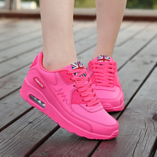 Damen Leinensneaker mit bequemer Luftpolsterung und rutschfester Sohle EB