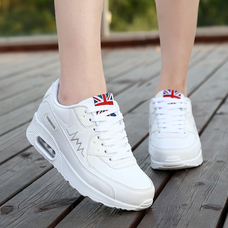 Damen Leinensneaker mit bequemer Luftpolsterung und rutschfester Sohle EB
