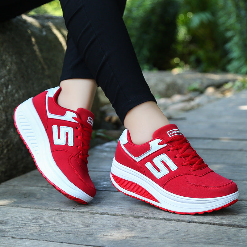 Damen nan Balance-Walking-Sneaker mit ergonomischer Wippsohle und entlastender Mittelsohle EB