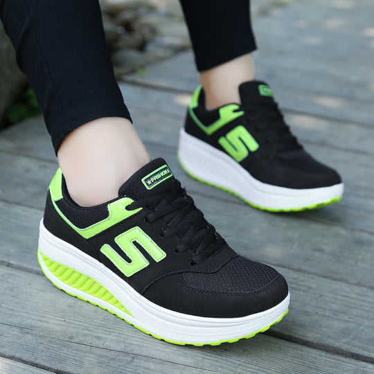 Damen nan Balance-Walking-Sneaker mit ergonomischer Wippsohle und entlastender Mittelsohle EB