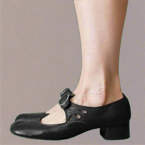 Bequeme Wedge-Sohle Orthopädische Ledersandalen EB