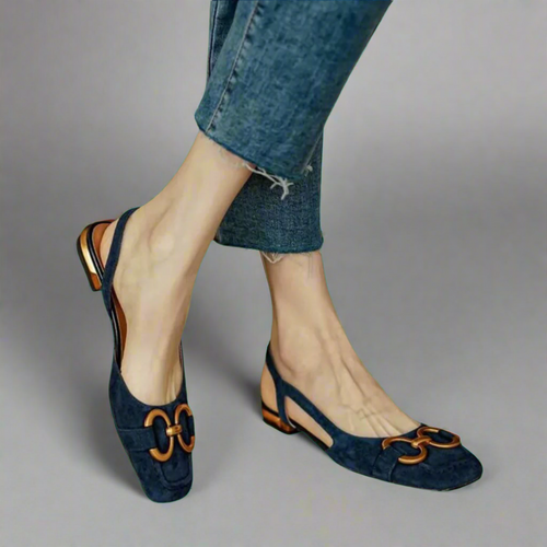 Elegante Orthopädische Sandalen mit Blockabsatz EB