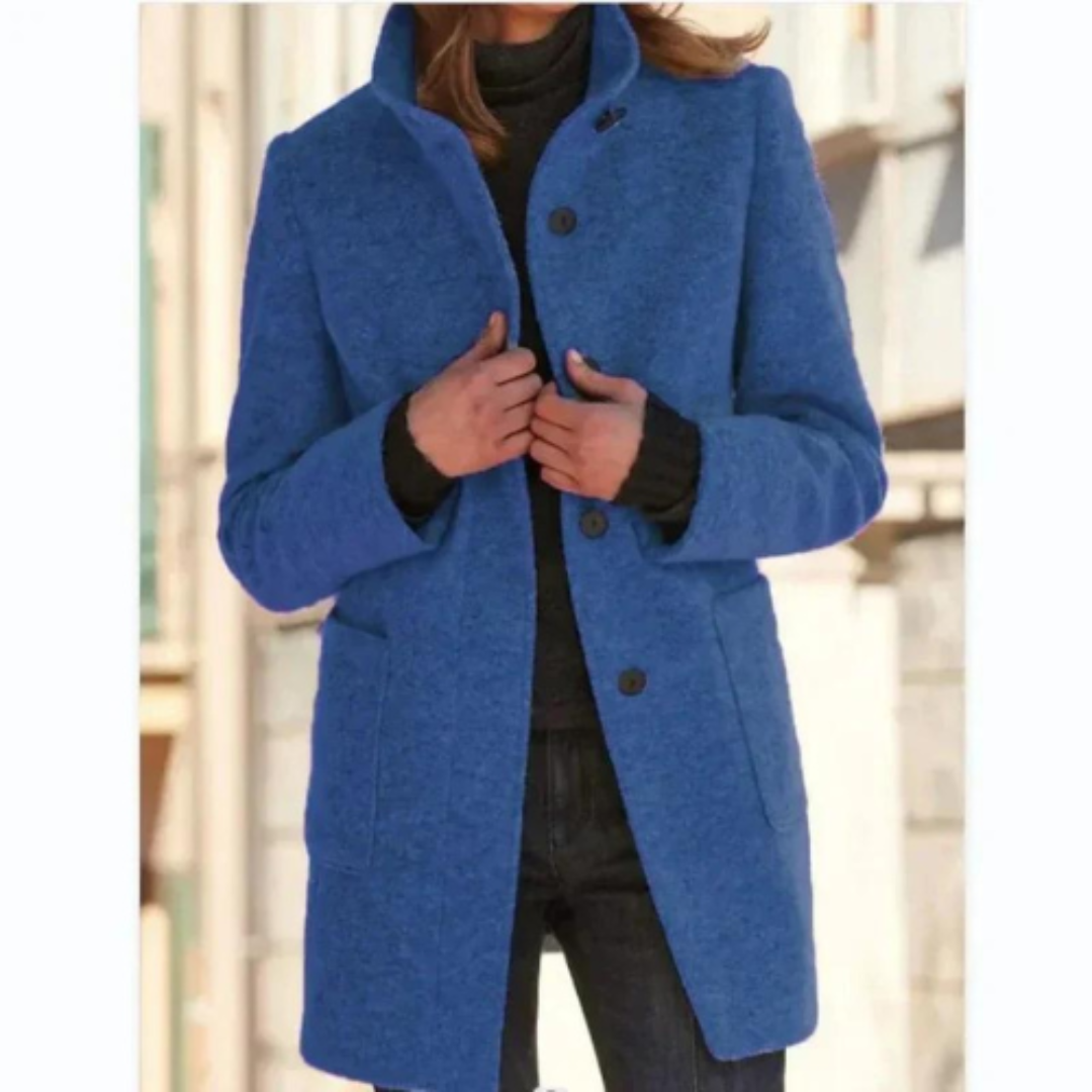 EB | Genesis Damen Winter Knopf Daunen Mantel Lässige