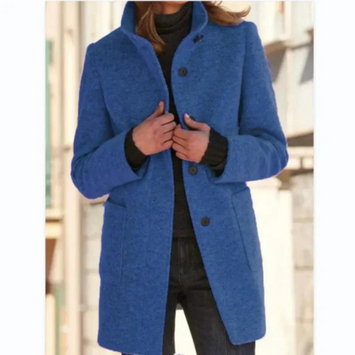 EB | Genesis Damen Winter Knopf Daunen Mantel Lässige