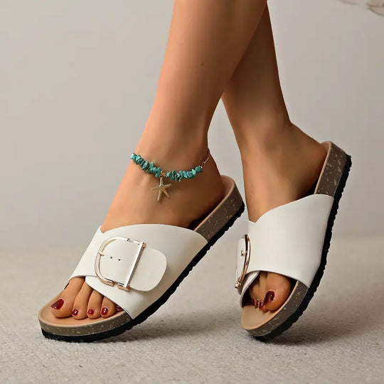 EB | Orthopädische Flache Sandalen mit Verstellbaren Riemen