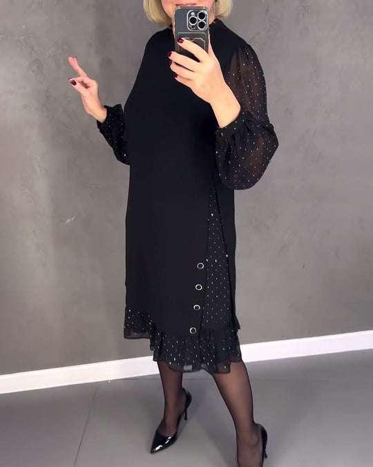 EB | Kleid mit Langen Ärmeln und Punkten