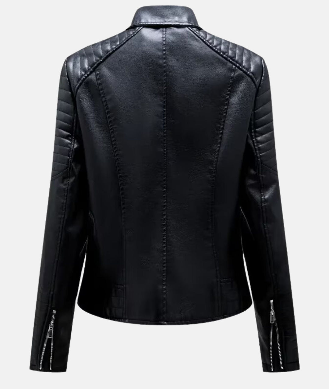 EB | Damen Kunstleder Bikerjacke
