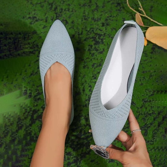 Atmungsaktive Spitzzehen-Schuhe EB