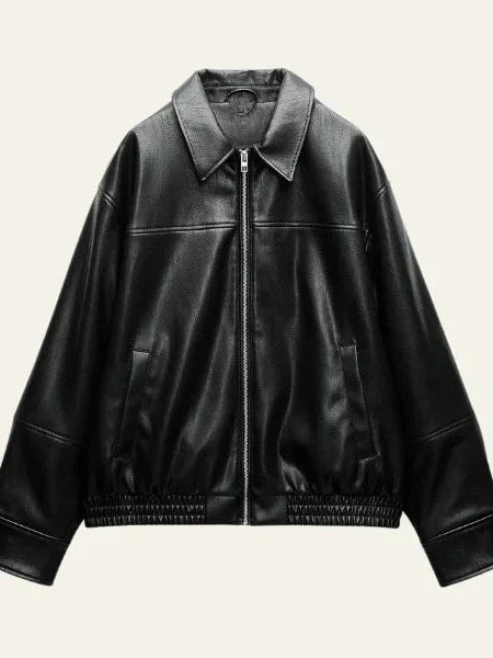 EB | Kunstleder Bomberjacke