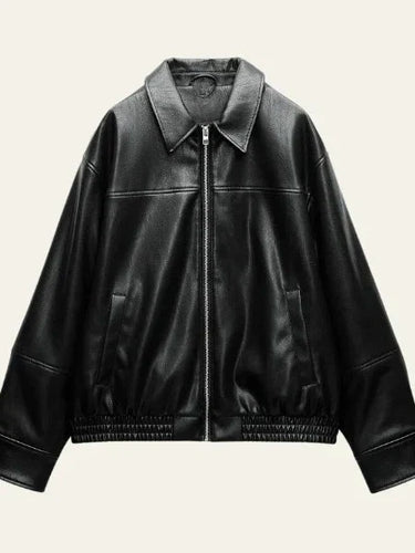 EB | Kunstleder Bomberjacke