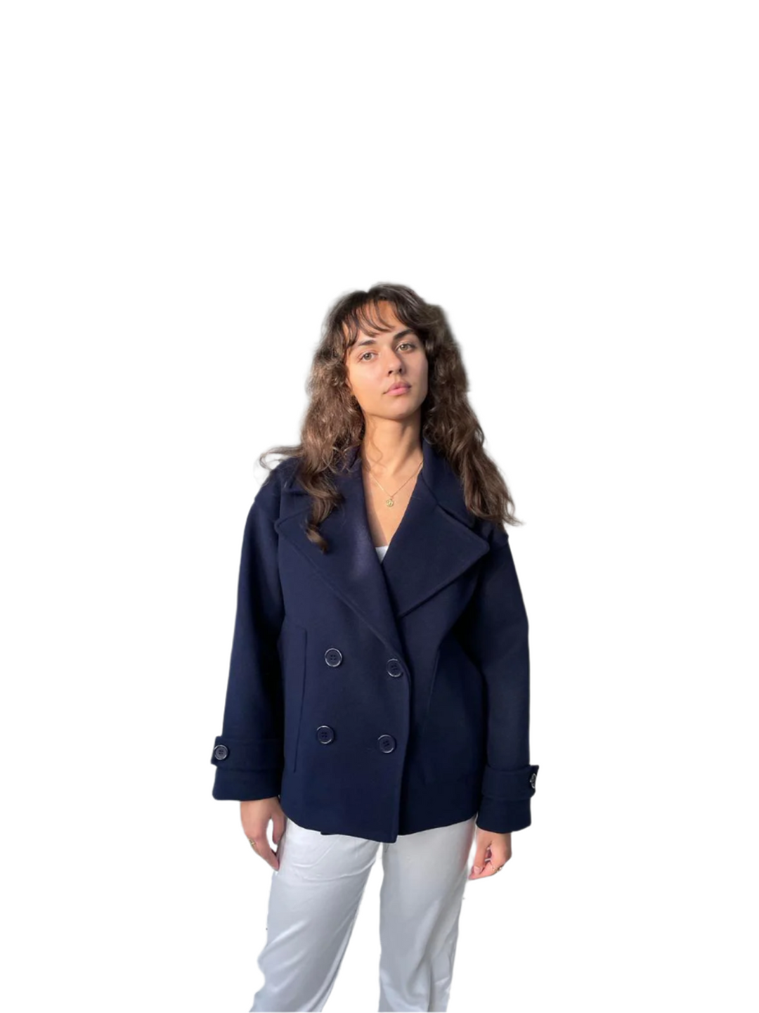 EB | Dunkelblauer Damen Trenchcoat für jeden Anlass