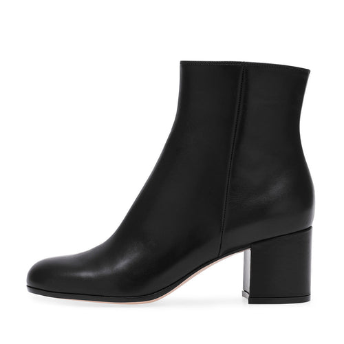 EB | Damen Chunky Heel Rund-Toe Mittel-Hügel Stiefel