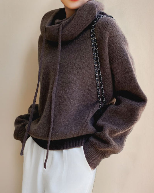 EB | Merino Wol Trollenhals-Pullover