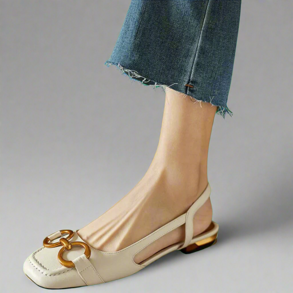 Elegante Orthopädische Sandalen mit Blockabsatz EB