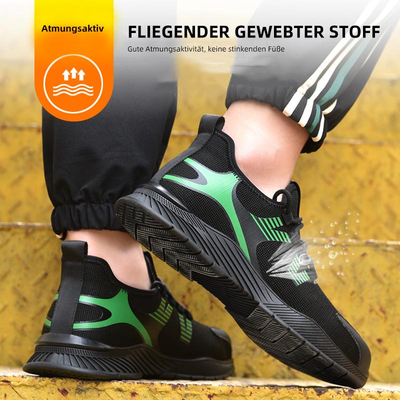Atmungsaktiv SRA Nicht-slip EVA Vier Atmungsaktiv männer sicherheit Schuhe EB
