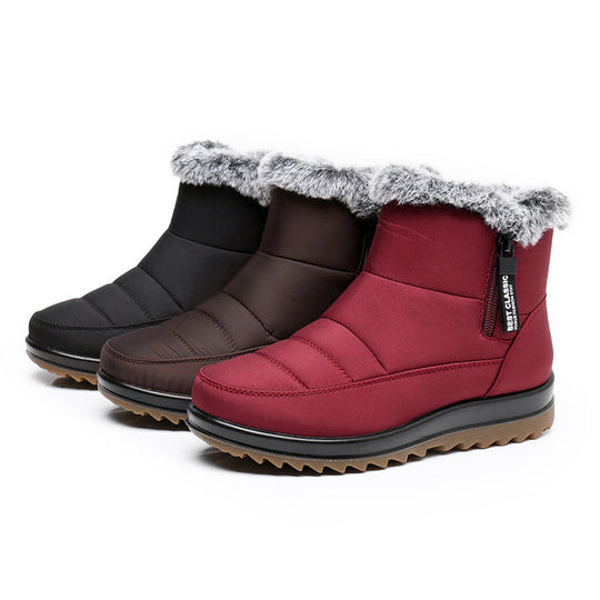 EB | Damen Winter Wasserdichte Warme Baumwollstiefel