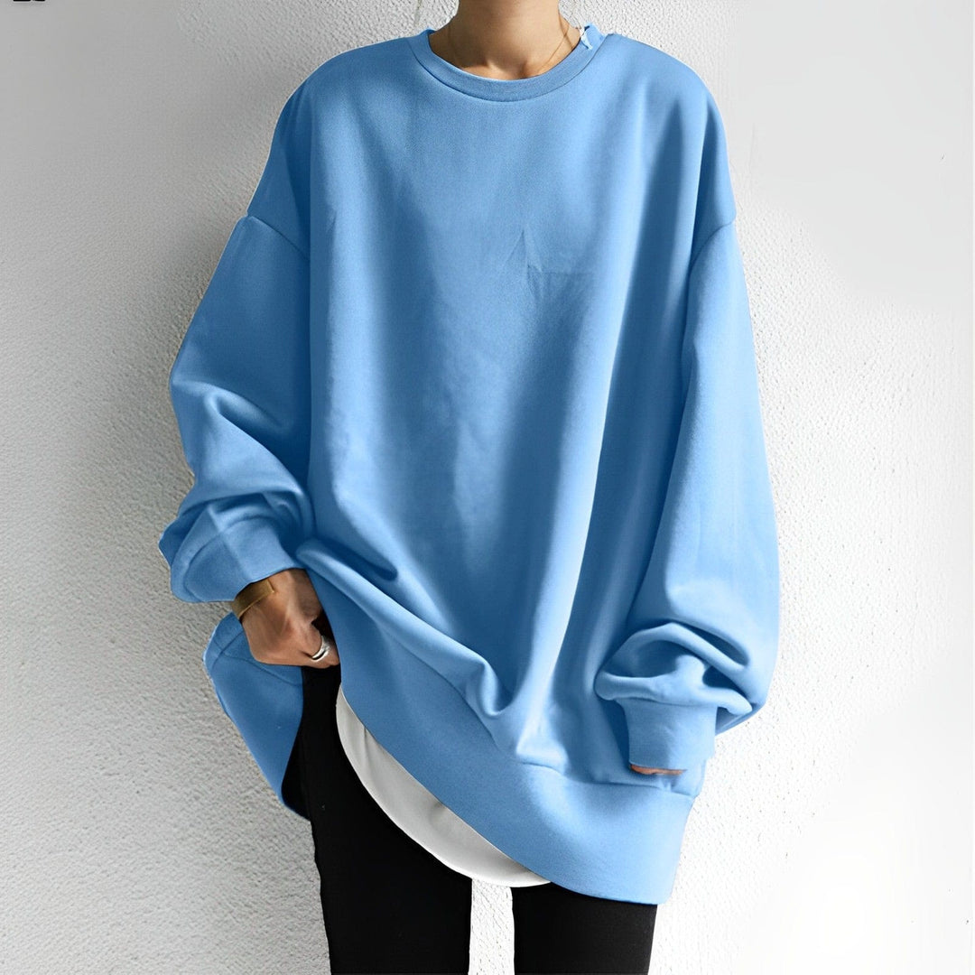 EB | Damen Oversized-Pullover mit Strukturiertem Design