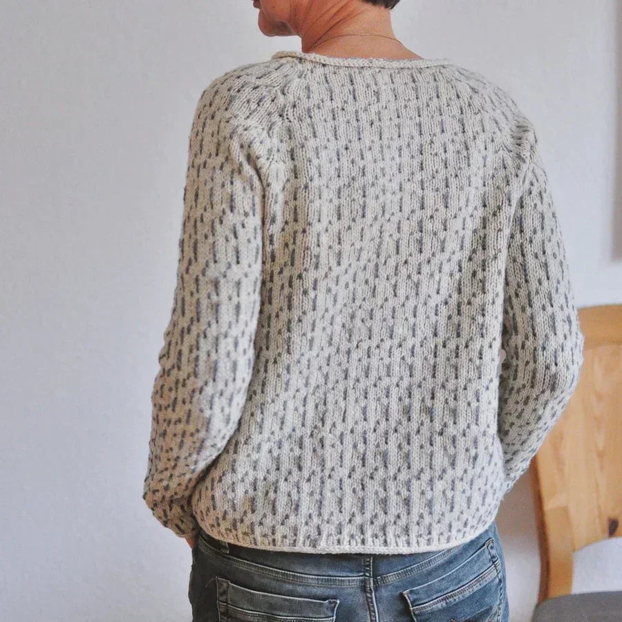 EB | Strickpullover mit Muster Lässige Passform Komfort und Stil