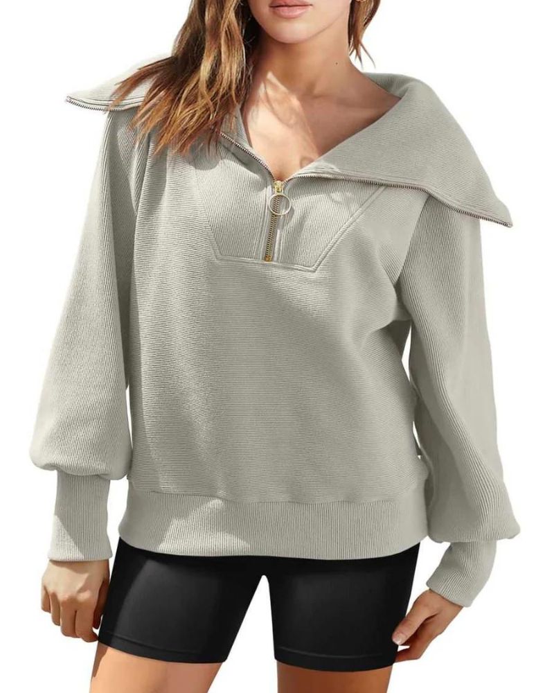 EB | Halbreißverschluss Vielseitiger Pullover