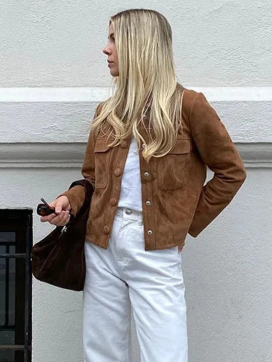 EB | Elegante Wildlederjacke