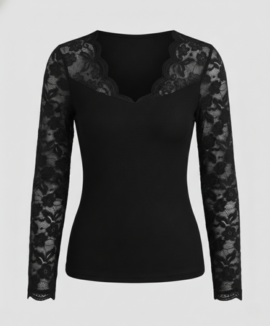 Eleganter Damen Spitzen-Bodysuit | EB