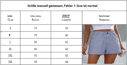 EB | Gestreifte Shorts mit Taschen