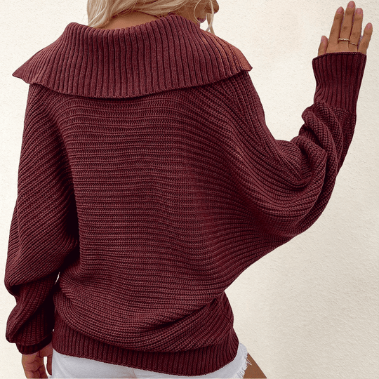 EB | Kuscheliger Pullover aus Rippenstrick
