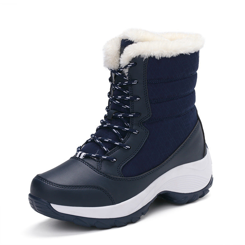 Gefütterte Warme Schneestiefel Für Damen EB
