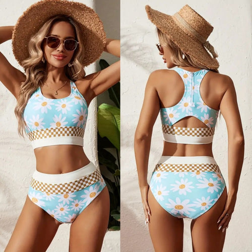 EB | Großer Bikini mit geteiltem Reißverschluss